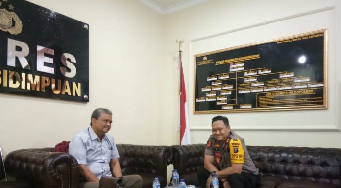 Pertemuan AKBP Hilman Wijaya SIK MH dengan Management Koran Sumatera Tenggara Pos