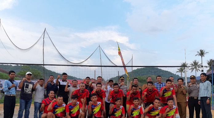 Disirami Hujan Deras” Local Tournament Aek Bayur – Silandit Volley Ball Cup 01 Justru Lebih Meriah