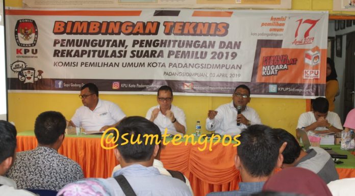 KPU Padangsidimpuan Laksanakan Bimtek Lanjutan PPK