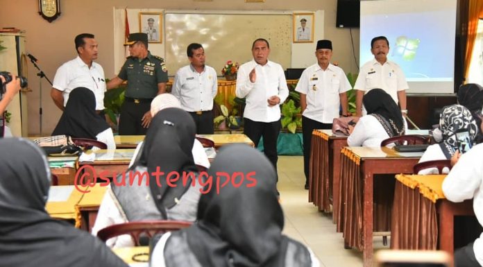 Gubernur Edy Rahmayadi : Minta Guru Prioritaskan Budi Pekerti di SMAN 1 Barumun