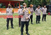 Matangkan Persiapan Hadapi PAM Pilkada Serentak Tahaun 2020, Polres Tapsel dan Yon C Brimobdasu Laksanakan Latihan Simulasi PAM Pilkada