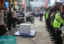Kapolres Padangsidimpuan Pimpin Penerapan Disiplin & Penegakan Hukum Protokol Kesehatan