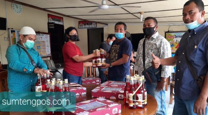 Sinergitas Dengan Media” Polres Padangsidimpuan Berbagi Menyambut Idul Fitri