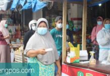 Ini Himbauan Kapolres Padangsidimpuan Saat Test Swab Antigen Kepada Pengunjung & Pedagang Pasar Inpers Sadabuan