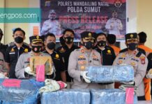 Polres Madina Kembali Gagalkan Peredaran Narkoba Antar Provinsi