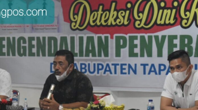 Polres Tapsel Siap Dukung Target Vaksinasi Massal Tercapai “Rapat Deteksi Dini Konflik Pengendalian Penyebaran Covid- 19