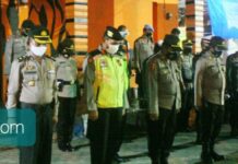 Kapolres Padangsidimpuan Pimpin Langsung Apel Kesiapan dan Pengamanan Antisipasi Takbiran Keliling