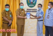 Wali Kota Padangsidimpuan Terima Audensi PT Jasa Raharja Cabang Padangsidimpuan