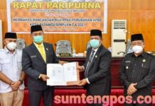 Rapat Paripurna Bahas KUA PPAS PAPBD Kota Padangsidimpuan TA 2021