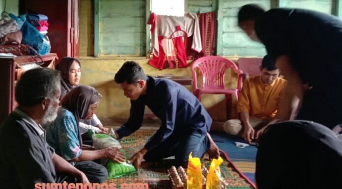 Peduli, PNNB Tapsel Berikan Bantuan Ringankan Beban Warga Situmba Akibat Kebakaran.