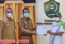 Walikota Padangsidimpuan Lepas Atlet Catur Tuna Daksa, Peparnas ( Pekan Paralympic Nasional) XVI Papua 2021