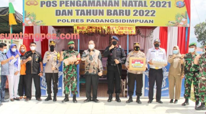 Kapolres Padangsidimpuan Bersama Forkopimda Pantau Pospam dan Posyan Lilin Toba 2021