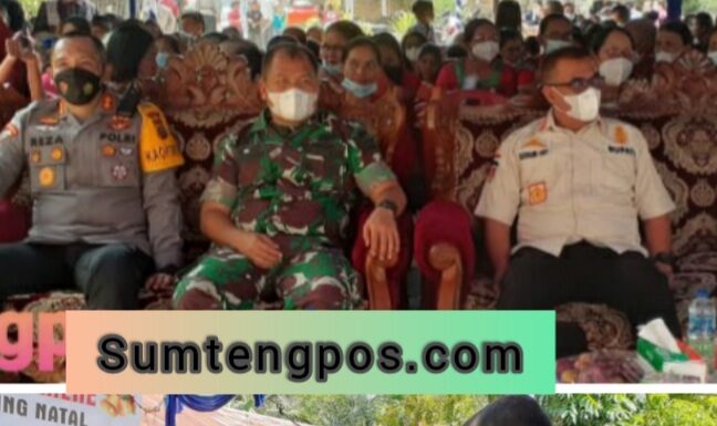 Dandim 0212/Tapsel Bersama Forkopimda Menghadiri Perayaan Natal Oikumene Kab. Madina