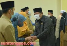 PEMKO PADANG SIDEMPUAN LANTIK 20 PEJABAT ASN