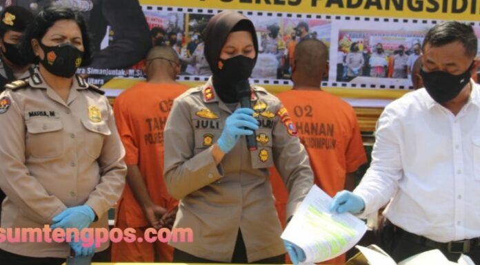 Awal Tahun 2022, Polres Padang Sidempuan Amankan Pelaku Curanmor Dan Penadah