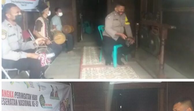 Latihan Gondang Adat Budaya Tabagsel, Baja Noken di Polres Padang Sidempuan.