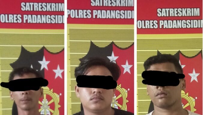 Tekab Reskrim Polres Padangsidimpuanga Tangkap Terduga Tiga Pelaku Penganiayaan