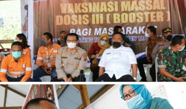Tambang Emas Martabe Gelar Vaksinasi Booster Tahap Pertama