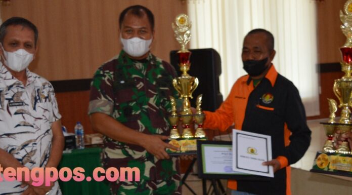 Dandim 0212/Tapsel Tutup Turnamen Catur Dandim Cup Tahun 2022
