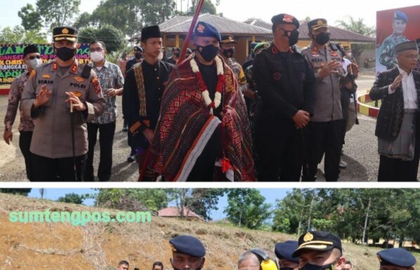 AKBP Roman Smaradhana Elhaj Dampingi Dansat Brimobdasu Resmikan Pembangunan 50 Pintu Rumah Dinas Yon C Brimobdasu