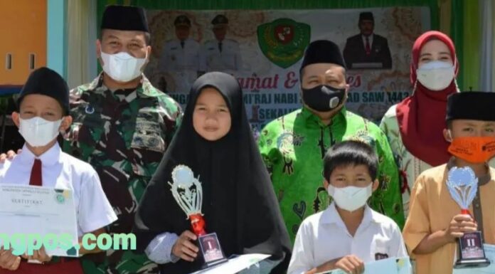 Dandim 0212/Tapsel Hadiri Peringatan Isra’ Mi’raj Pemkab Tapsel