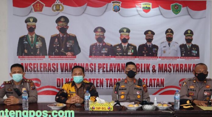 Berdedikasi Kendalikan Covid-19, Wakapolda Sumut Apresiasi Kapolres dan Forkopimda Tapsel