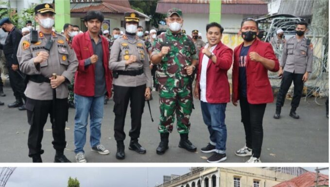 Wujud Sinergi dan Hadir di Masyarakat, Kapolres Tapsel Bantu Kawal Unras di Wilkum Polres Padangsidimpuan