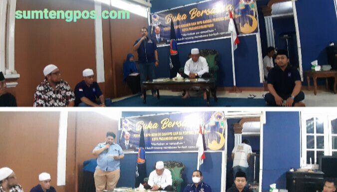 Buka Bersama Pengurus Nasdem dan Garda Pemuda Nasdem Kota Padangsidimpuan