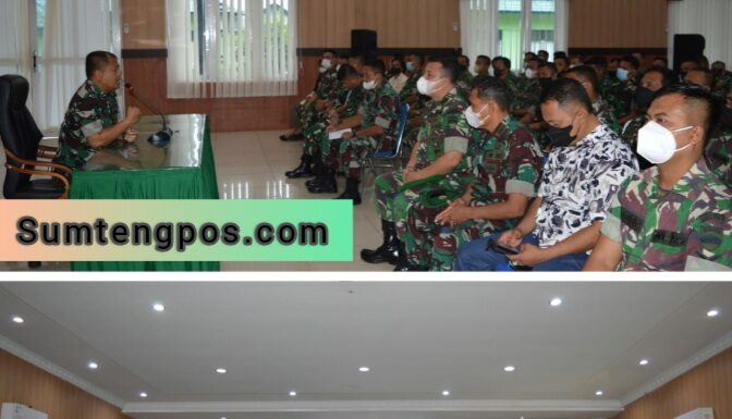 Kodim 0212/Tapsel Gelar Halal Bihalal Hari Raya Idul Fitri 1443 Hijriah