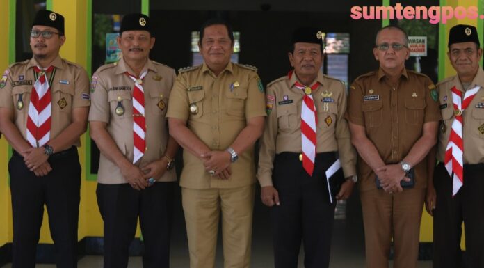 Pengurus Pramuka Kwartir Cabang Padang Sidempuan Audiensi Dengan Walikota Padang Sidempuan