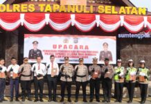 Sejumlah Personel Polres Tapsel Diganjar Penghargaan Usai Sabet Ragam Prestasi