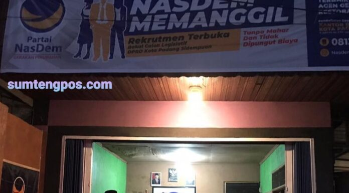 Ketua DPD Partai NasDem Padangsidempuan Optimis Menang Pemilu 2024