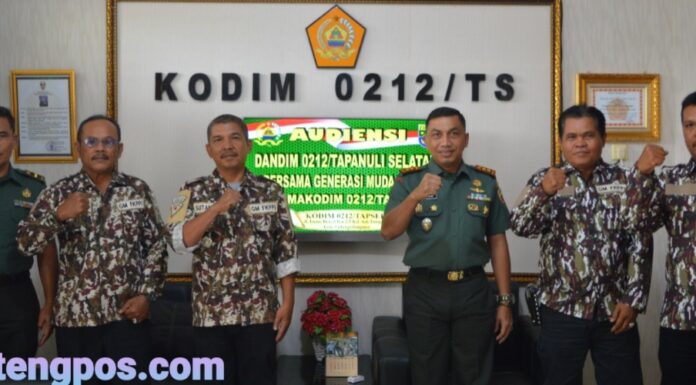 Dandim 0212/TS Terima Kunjungan Silaturahmi Dan Audiensi PC FKPPI 0225/Psp