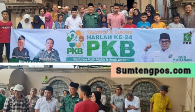 Harlah PKB Padangsidempuan Ke- 24, Peduli” Santuni Anak Yatim dan Bagi Sembako