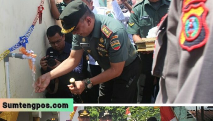 Kodim 0212/Tapsel Gelar Kegiatan Peresmian Sumur Bor Di Kab. Madina