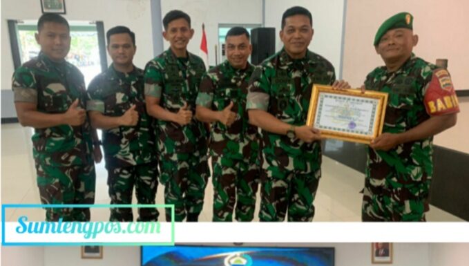 Kodim 0212/Tapsel Raih Juara I Lomba Video Kreatif Babinsa Masuk Dapur Tingkat Korem 023/KS