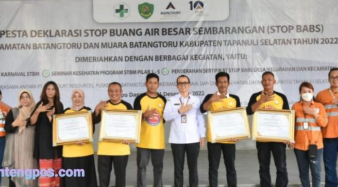 PT Agincourt Resources Sukses Gelar Pesta Demokrasi Stop Buang Air Besar Sembarangan