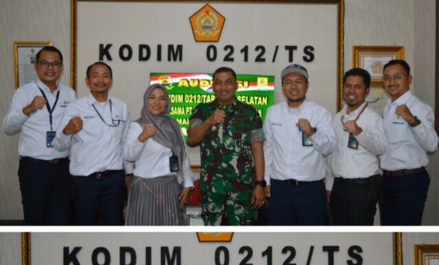 Dandim 0212/Tapsel Terima Audiensi UP3 PLN Padangsidempuan Yang Baru