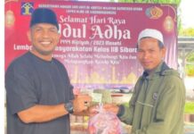 Warga Binaan Lapas Siborongborong Kanwilkumham Sumut Bersama Petugas Gelar Shalat Idul Adha Dan Potong Hewan Qurban