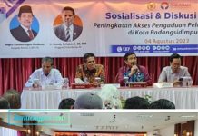 Sosialisasi & Diskusi Publik Peningkatan Akses Pengaduan Pelayanan Publik di Kota Padangsidimpuan