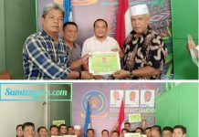 PWI Madina Serahkan Sertifikat UKW Angkatan 43 dan 54