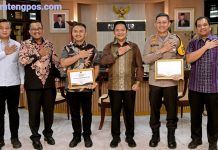 Sukses Bongkar Kasus Eksploitasi Anak dan Perdagangan Manusia, Pj Gubernur Sumut Beri Penghargaan Kapolrestabes Medan dan Kasat Reskrim