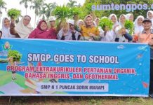 SMGP Goes to School: Pertanian Organik, Geothermal dan English Class