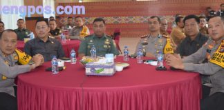 Dandim 0212/Tapsel Bersama Forkopimda Se-Tabagsel Ikuti Acara Komsos Bersama Aster Kasad