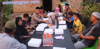 Kapolres Madina Buka Puasa Bersama Keluarga Tuna Netra Di Kelurahan Pidoli Dolok