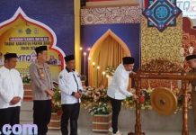 Kapolres Pakpak Bharat AKBP Bambang C. Utomo, S.I.K, S,H, M.H Menghadiri Musabaqah Tilawatil Qur’an Ke XXI Di Cikaok