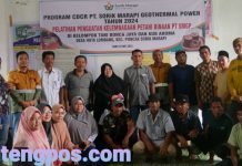 PT SMGP Berikan Pelatihan Penguatan Kelompok Tani di sekitar WKP