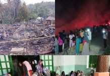 18 Rumah Terbakar di Tambangan Madina Dini Hari, Ini Nama-nama Pemiliknya