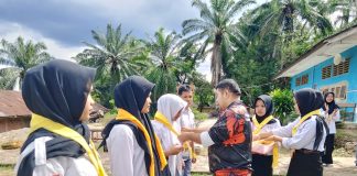 150 PMR Wira Resmi Dilantik Ketua PMI Paluta: Semangat Dan Jaga Almamater