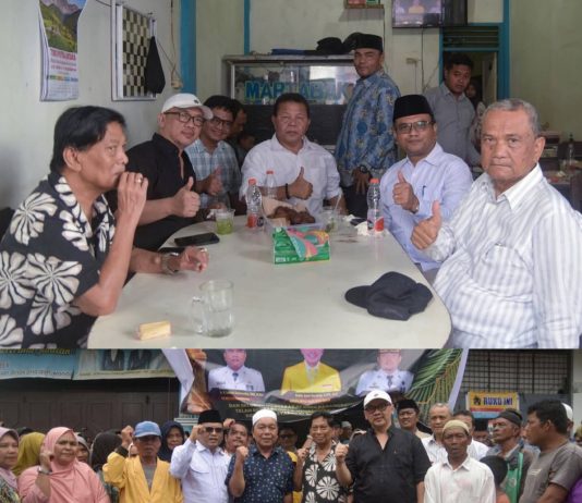 Bukti Peduli, Komunitas Lampu Merah Kota Salak Bagi Sembako Ke Warga